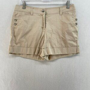 White House Black Market Beige High Waist Women’s Shorts